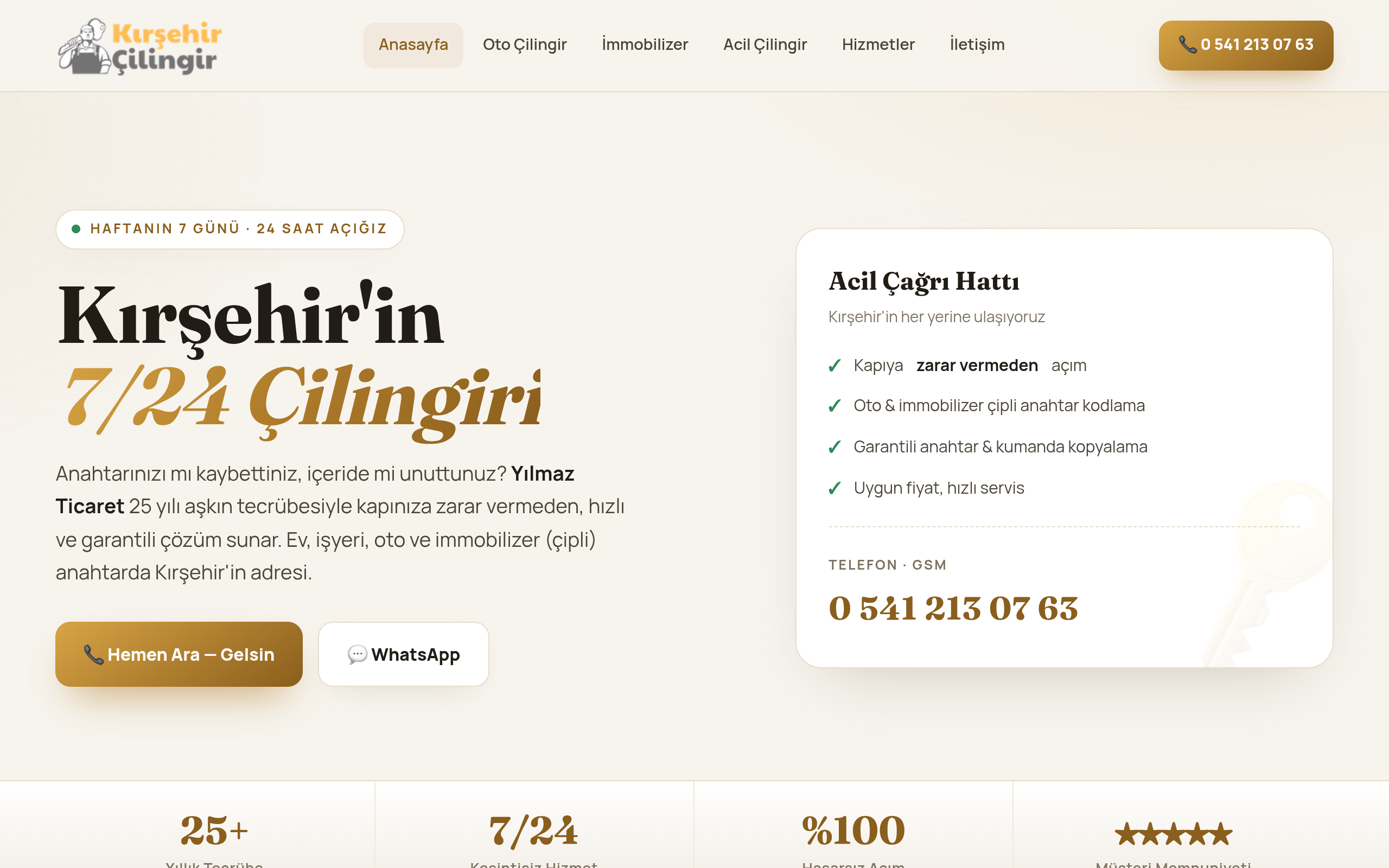 Kırşehir Çilingir Yılmaz Ticaret